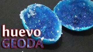 Huevo Geoda │Hacer cristales en un huevo│ Experimento [upl. by Casavant345]