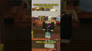 NEW custom PIZZAS in MINECRAFT shorts minecraft [upl. by Adiol88]