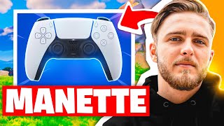 Je rejoue à la MANETTE sur Fortnite oh le niveau [upl. by Alyakem]