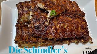 Spareribs im Backofen  saftig und butterweich einfach und schnell [upl. by Nnasus]