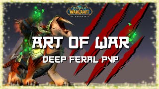 Art of War  Atiesh Feral Druid PvP WoW Classic Era [upl. by Eanat489]