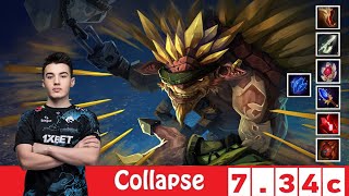 DOTA 2 TSpiritCollapse the BRISTLEBACK OFFLANE 734c [upl. by Nonie]