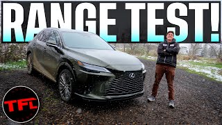 How Far Can the 2024 Lexus RX 450h Plugin Hybrid Drive on Electricity ALONE [upl. by Norrag]