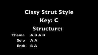 Cissy Strut Style Backing Track [upl. by Aihsined]