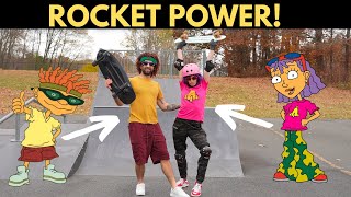 Rocket Power in REAL LIFE 🛹 Halloween Special [upl. by Aitnohs]