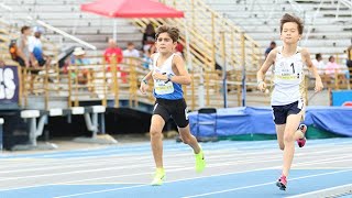 11YearOld Clocks INSANE 3k Record At 2022 AAU Junior Olympics [upl. by Suiramed885]