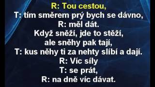 Cesta  Kryštof amp Tomáš Klus Karaoke tip [upl. by Ydurt]