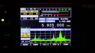 Recent RS918 HF SDR demo shortwave reception [upl. by Aerdnael]