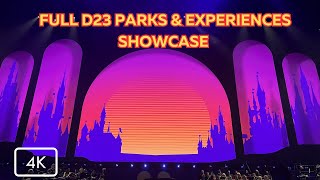 Full D23 Disney Parks amp Experiences Showcase  5th Row  4K [upl. by Thomasa202]