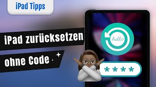 Tutorial 2024 iPad zurücksetzen ohne Code iPad ist deaktiviert mit iTunes verbinden [upl. by Yemarej]