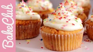 Funfetti Cupcakes  BakeClub [upl. by Yderf]