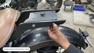 Pillion Seat For Jawa Perak  Back Seat  Dual Seat [upl. by Nnarefinnej463]