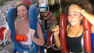 Slingshot Ride Girl Fail Compilation  Funny and Shocking Moments 27 [upl. by Gustaf958]