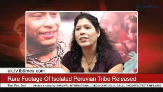 Rare Footage Of Isolated Peruvian Tribe Released [upl. by Noired]