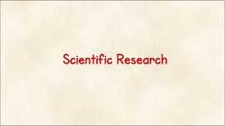 Scientific Research  Part 1  Introduction [upl. by Silra830]