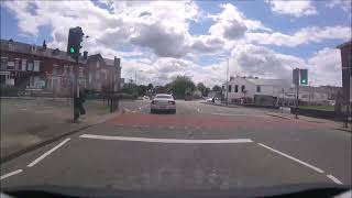 UK railway crossing  75  Bury  Manchester Rd A56 [upl. by Ilegna]