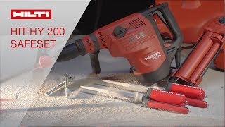 INTRODUCING the Hilti HITHY 200 system with SafeSet™ technology [upl. by Briano]