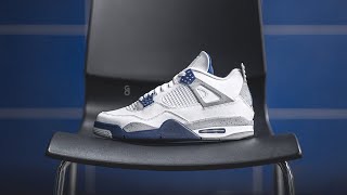 Air Jordan 4 Retro quotMidnight Navyquot Review amp OnFeet [upl. by Dareg]