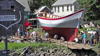 Launch Day of the Schooner Ardelle [upl. by Calbert5]