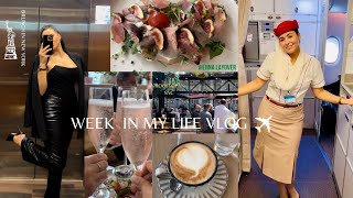 WEEK IN MY LIFE AS A FLIGHT ATTENDANT  VIENNA NYC COCHIN LAYOVER  EMIRATES CABIN CREW VLOG [upl. by Lala]