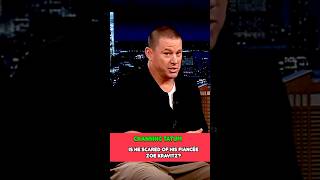 ChanningTatum is he scared or in love with zoekravitz shorts funny viral popular shortsfeed [upl. by Pinckney]