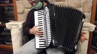 4597  Black Avanti Morbidoni Crown Classic Piano Accordion LMH 41 120 1999 [upl. by Yuji]