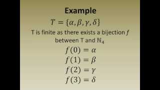 Definition Finite set [upl. by Clarie]