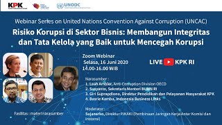 KPK DAN UNODC RISIKO KORUPSI DI SEKTOR BISNIS [upl. by Hazem]