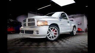 2005 Dodge Ram SRT10 83L V10 Engine 500 HP 6 Speed Manual Bone Stock Only 1592 miles [upl. by Eiruam678]