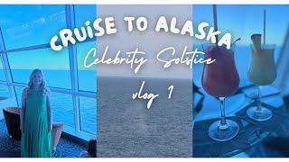 Celebrity Solstice Alaska Cruise 2023  Embarkation and sea day [upl. by Rehtae]