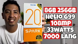 Tecno Spark 20 Pro Unboxing Review [upl. by Svensen]