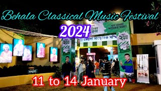 Behala classical music festival  11th to 14th January 2024 [upl. by Pantin701]