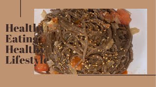 Buckwheat Noodles Recipe  Healthy Noodles Recipe  Veganish Delight’s [upl. by Giltzow]