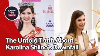 Scandal Unveiled Miss Japan 2024 Karolina Shiinos Shocking Affair Exposed [upl. by Gintz134]