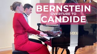 Ep 102 Leonard Bernstein Overture to quotCandidequot for piano four hands Anna amp Dmitri Shelest piano [upl. by Alleynad]