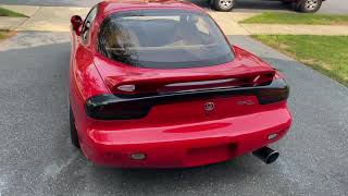 Mazda Rx7 FD Bridgeport single turbo walk a round done after 4 years [upl. by Ydnak786]