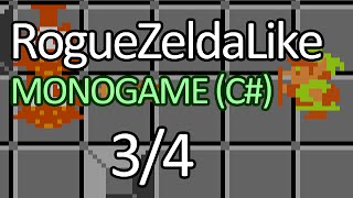 Stream Monogame C  RogueZeldaLike 34 FR [upl. by Helman277]