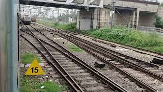 12011 New Delhi  Kalka Shatabdi Express rear WAP4 locomotives [upl. by Akehsal957]