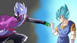 Gogeta e Vegetto VS Zamasu Full Fight Dragonball Super Fan Animation [upl. by Naek]