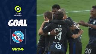 Goal JeanRicner BELLEGARDE 6  RCSA AC AJACCIO  RC STRASBOURG ALSACE 42 2223 [upl. by Royd759]