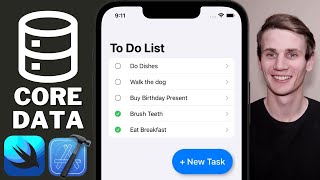 Todo List using Core Data SwiftUI Xcode Example Tutorial  Part 1 [upl. by Roberson]