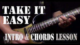 Take It Easy Intro amp Chords Lesson [upl. by Ahsieat]