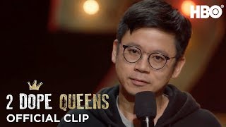 Talkin Trash About Safety w Sheng Wang  2 Dope Queens  HBO [upl. by Ymia437]