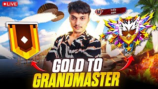 🔴Live Dominating Top 1 Grandmaster V Badge Lobby🗿😤Serious Grandmaster Pushing😡Garena Free Fire [upl. by Maggio589]