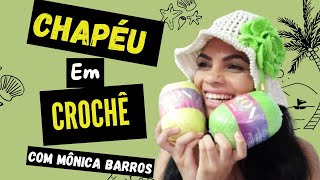 Aprenda a Fazer um Lindo Chapéu em Crochê com Barroco Natural 6 com Brilho [upl. by Manchester]