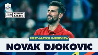 quotA Part Of Me Left With Themquot  Novak Djokovic Reflects On Mensik Match amp Nadals Retirement [upl. by Odnanref544]