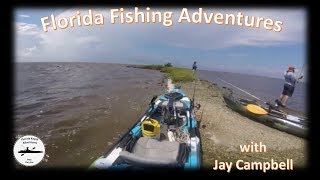 Kayak Fishing Yankeetown Mullet Point with Jay Campbell [upl. by Alliuqet]