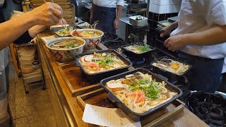 130년된 일본 철판 우동 전문점  130yearold teppanyaki udon restaurant in japan [upl. by Durrace]