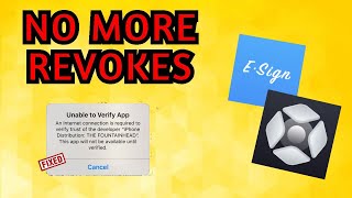 How to use ESIGN NO REVOKE from EONHUB NO BLACKLIST FIX [upl. by Suiraj]