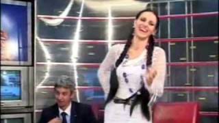 Imn OTV Magda Ciumac danseaza pe masa de i se vad chilotii in direct la Dan Diaconescu Tv [upl. by Sue]